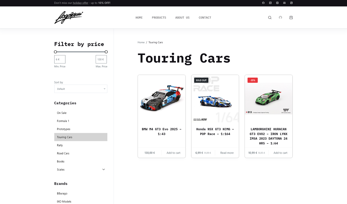 Image of eshop website