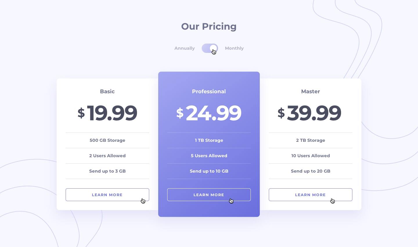 Image of pricing component